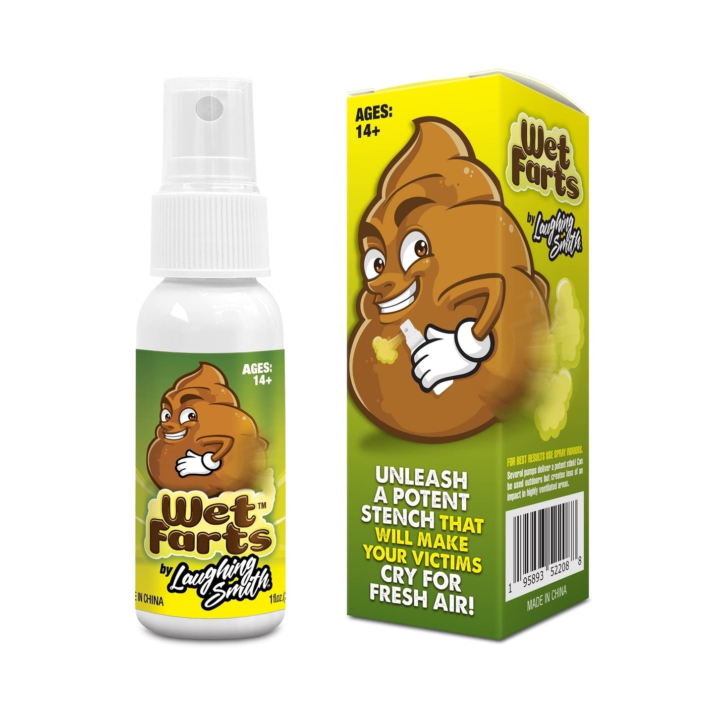 Laughing Smith - Wet Farts - Potent Stink Spray - Extra Strong Stink - Hilari...