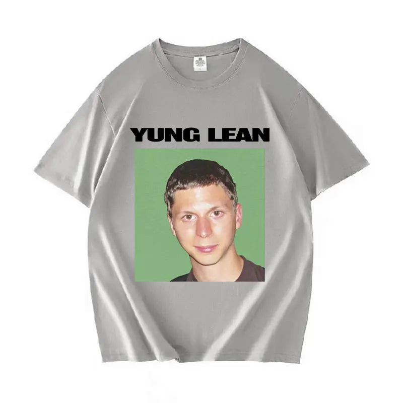 Funny Yung Lean Meme Graphic T Shirt Man Fashion Casual Short Sleeve T-Shirts Unisex High Quality 100% Cotton Oversized T-Shirt