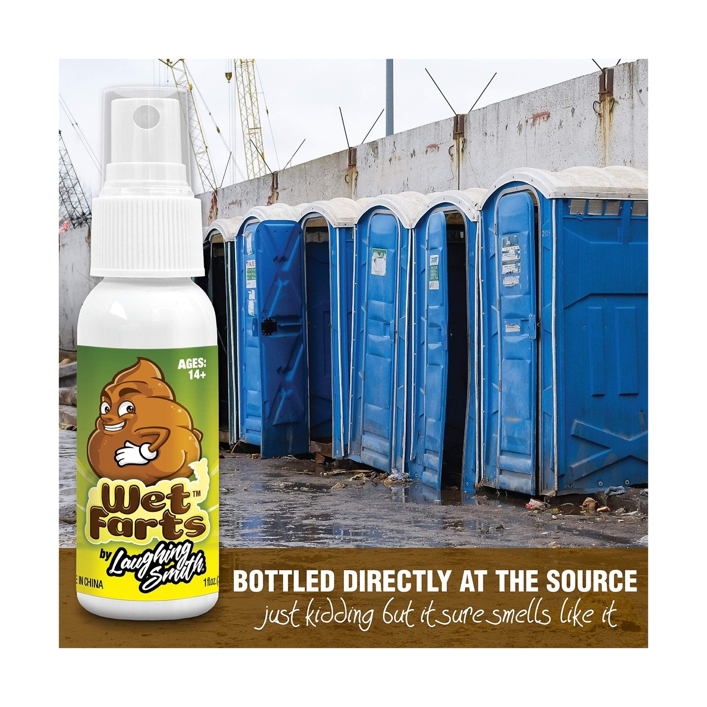 Laughing Smith - Wet Farts - Potent Stink Spray - Extra Strong Stink - Hilari...
