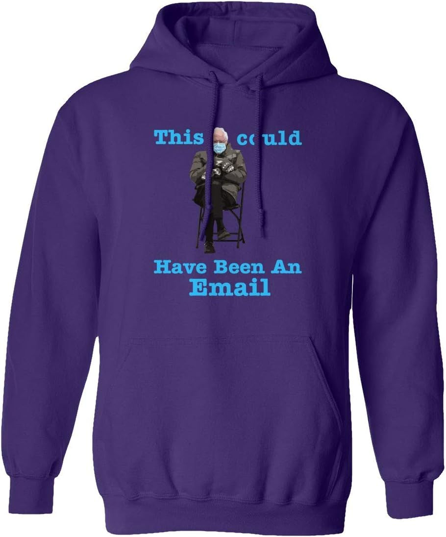King Threads Bernie Mittens Funny Inaugruation Meme Men'S Hooded Sweatshirt