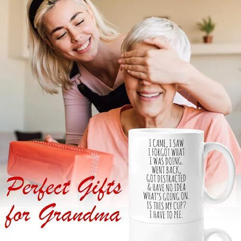 I Came I Saw I Forgot Coffee Mug – Funny Birthday Gifts for Old People - Sarc...