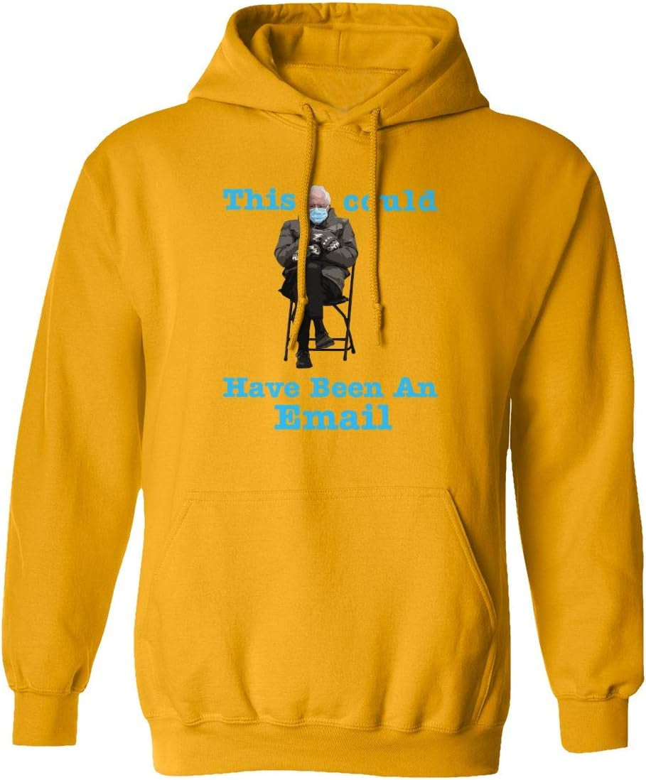 King Threads Bernie Mittens Funny Inaugruation Meme Men'S Hooded Sweatshirt