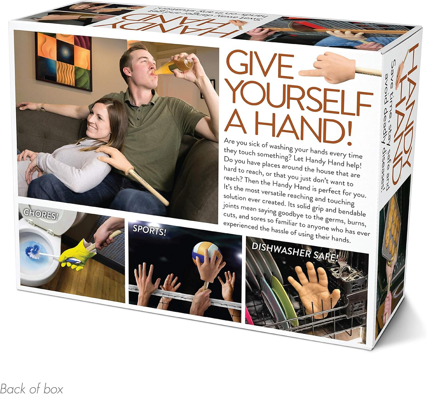 , Handy Hand Prank Gift Box, Wrap Your Real Present in a Funny Authentic Prank-O Gag Present Box | Novelty Gifting for Pranksters