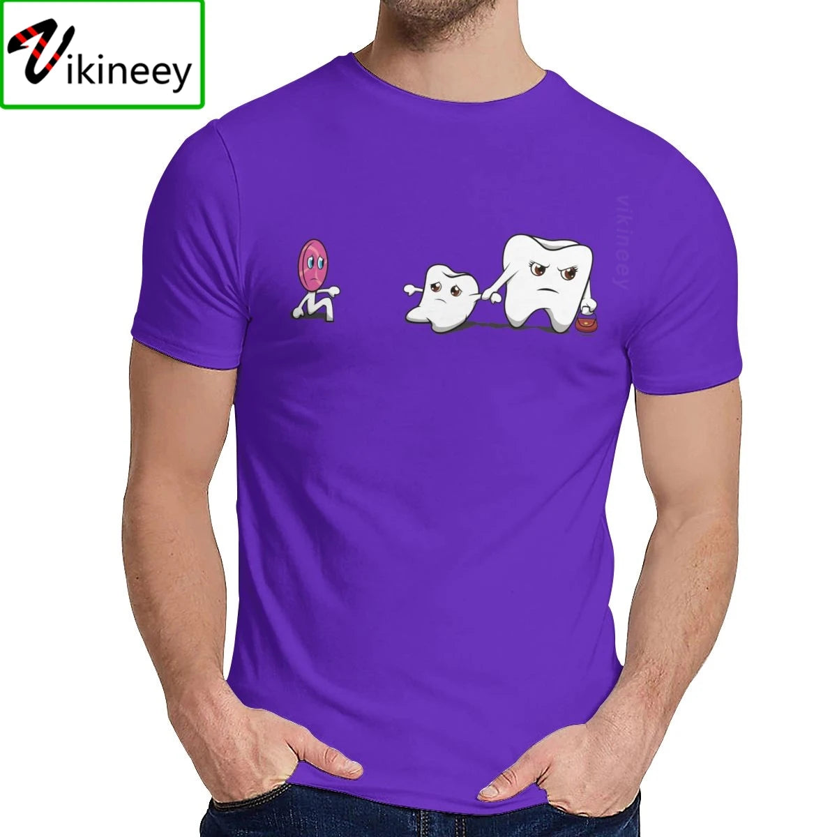 Leisure Man T Shirt Funny Dentist Dental Tooth Dentistry Meme Drawing Great Summer O-Neck Retro Tee Shirt Mens