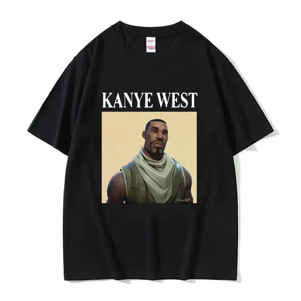 Funny Kanye West Meme T-Shirt Men'S Vintage Hip Hop Rap Style Tshirt Men Women Short Sleeve T Shirt Streetwear