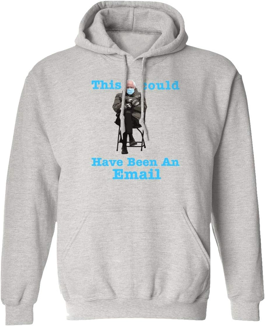 King Threads Bernie Mittens Funny Inaugruation Meme Men'S Hooded Sweatshirt