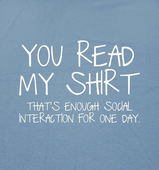 You Read My Shirt Thats Enough Graphic Novelty Sarcastic Funny T Shirt