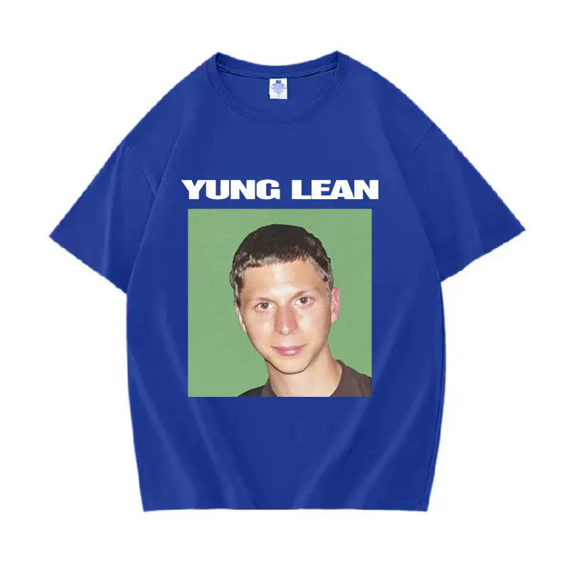 Funny Yung Lean Meme Graphic T Shirt Man Fashion Casual Short Sleeve T-Shirts Unisex High Quality 100% Cotton Oversized T-Shirt