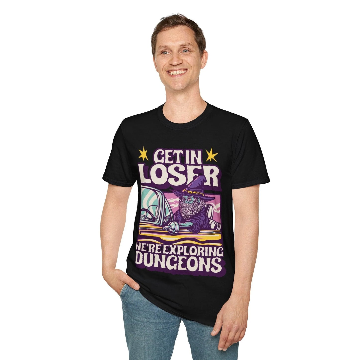 Funny Dnd Shirt - Get in Loser