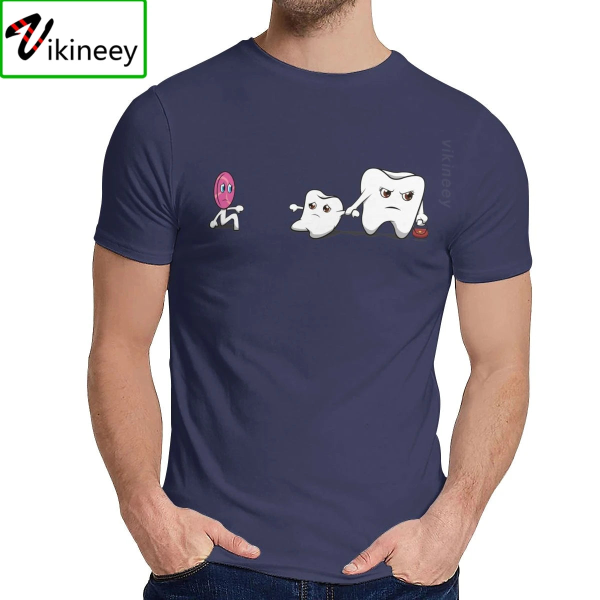 Leisure Man T Shirt Funny Dentist Dental Tooth Dentistry Meme Drawing Great Summer O-Neck Retro Tee Shirt Mens