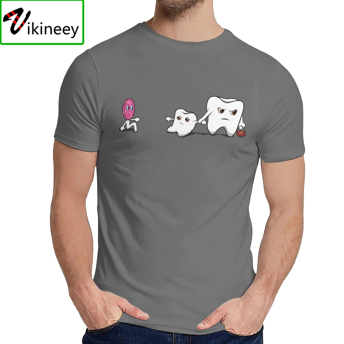 Leisure Man T Shirt Funny Dentist Dental Tooth Dentistry Meme Drawing Great Summer O-Neck Retro Tee Shirt Mens