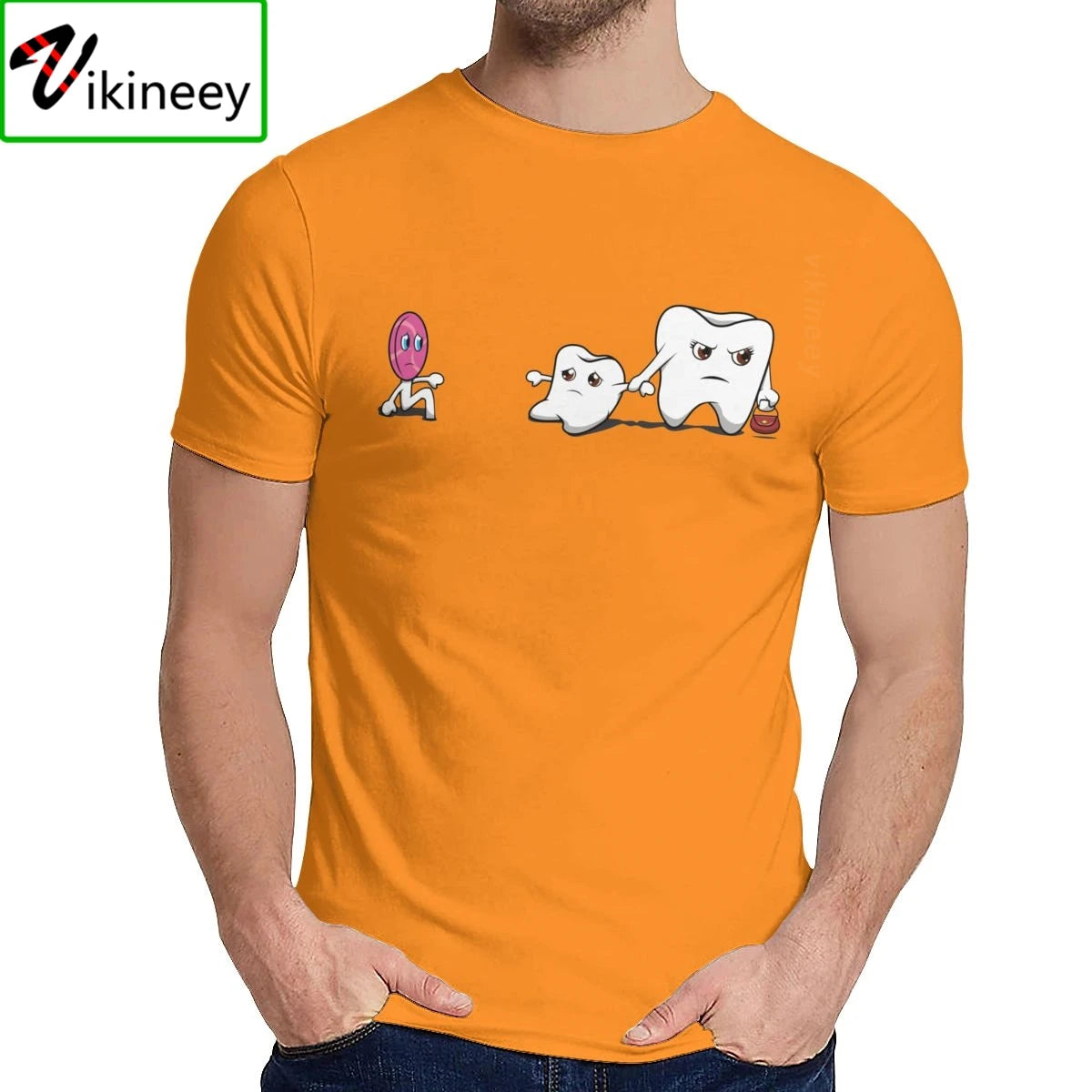 Leisure Man T Shirt Funny Dentist Dental Tooth Dentistry Meme Drawing Great Summer O-Neck Retro Tee Shirt Mens