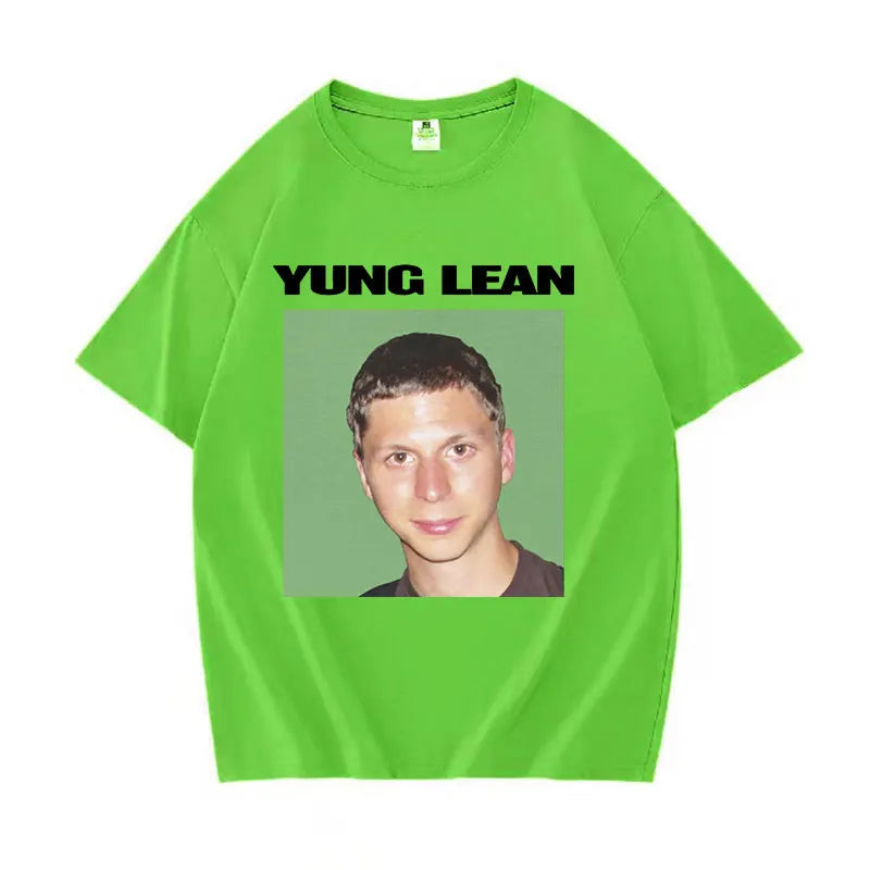 Funny Yung Lean Meme Graphic T Shirt Man Fashion Casual Short Sleeve T-Shirts Unisex High Quality 100% Cotton Oversized T-Shirt