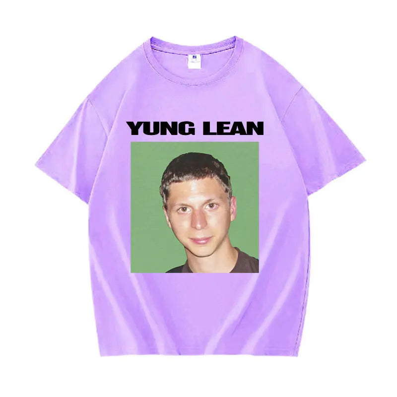 Funny Yung Lean Meme Graphic T Shirt Man Fashion Casual Short Sleeve T-Shirts Unisex High Quality 100% Cotton Oversized T-Shirt