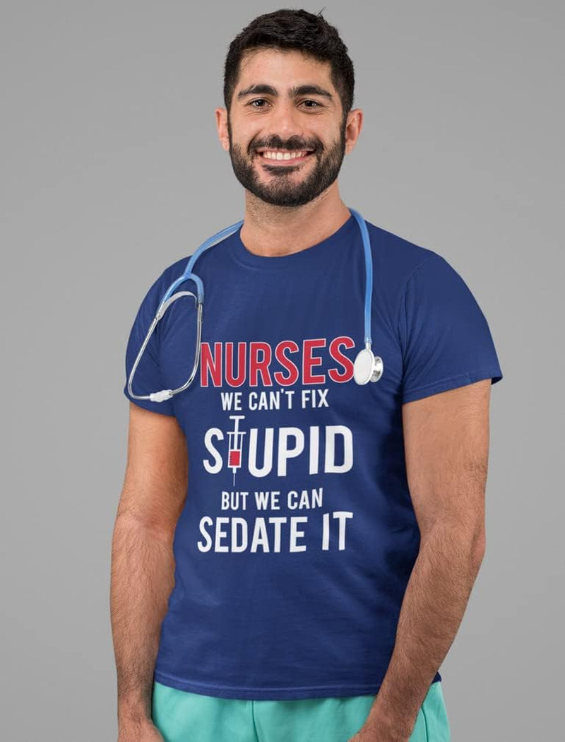 Funny Nurse Shirt for Women - ICU RN Gift Tee for Nursing Students, Hospital Staff or Nurses Week