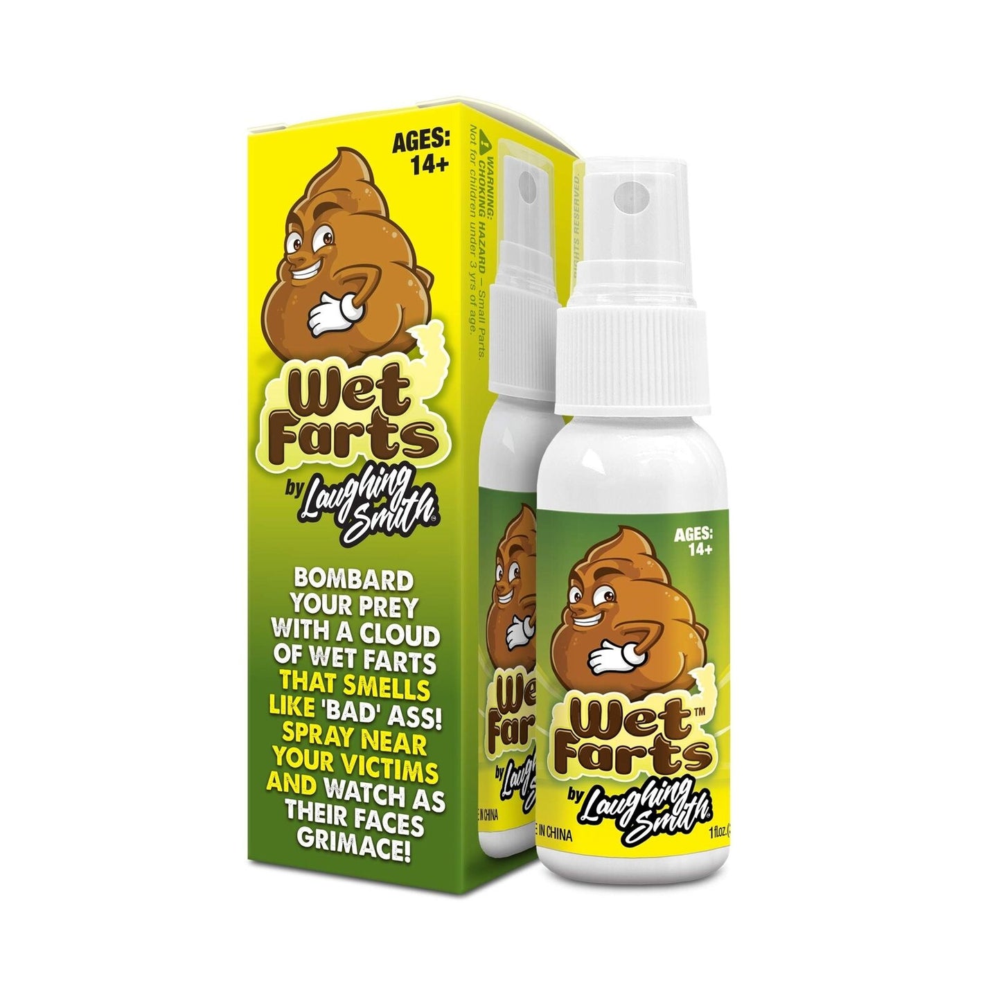 Laughing Smith - Wet Farts - Potent Stink Spray - Extra Strong Stink - Hilari...