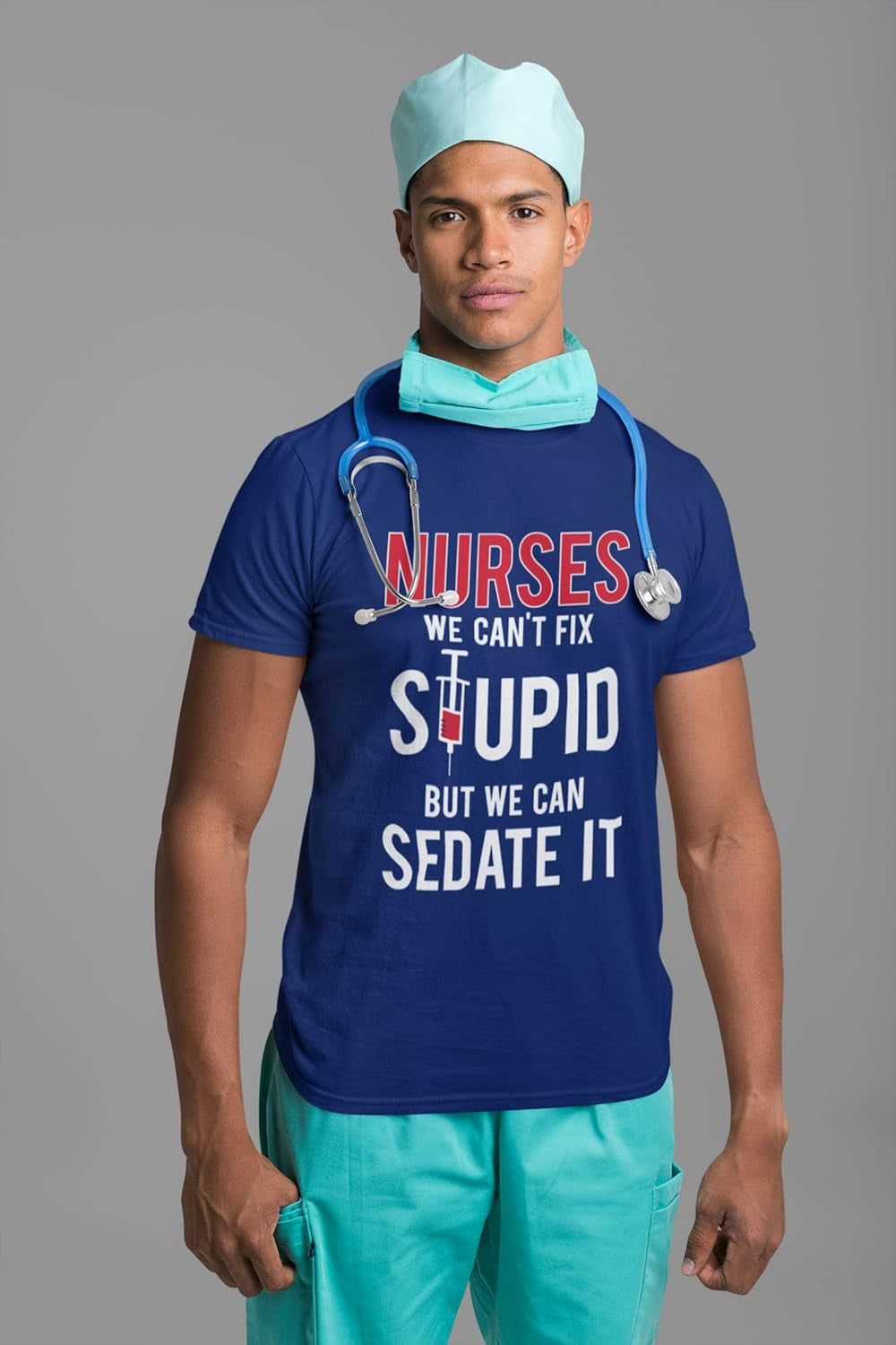 Funny Nurse Shirt for Women - ICU RN Gift Tee for Nursing Students, Hospital Staff or Nurses Week