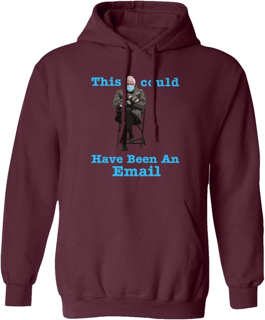King Threads Bernie Mittens Funny Inaugruation Meme Men'S Hooded Sweatshirt