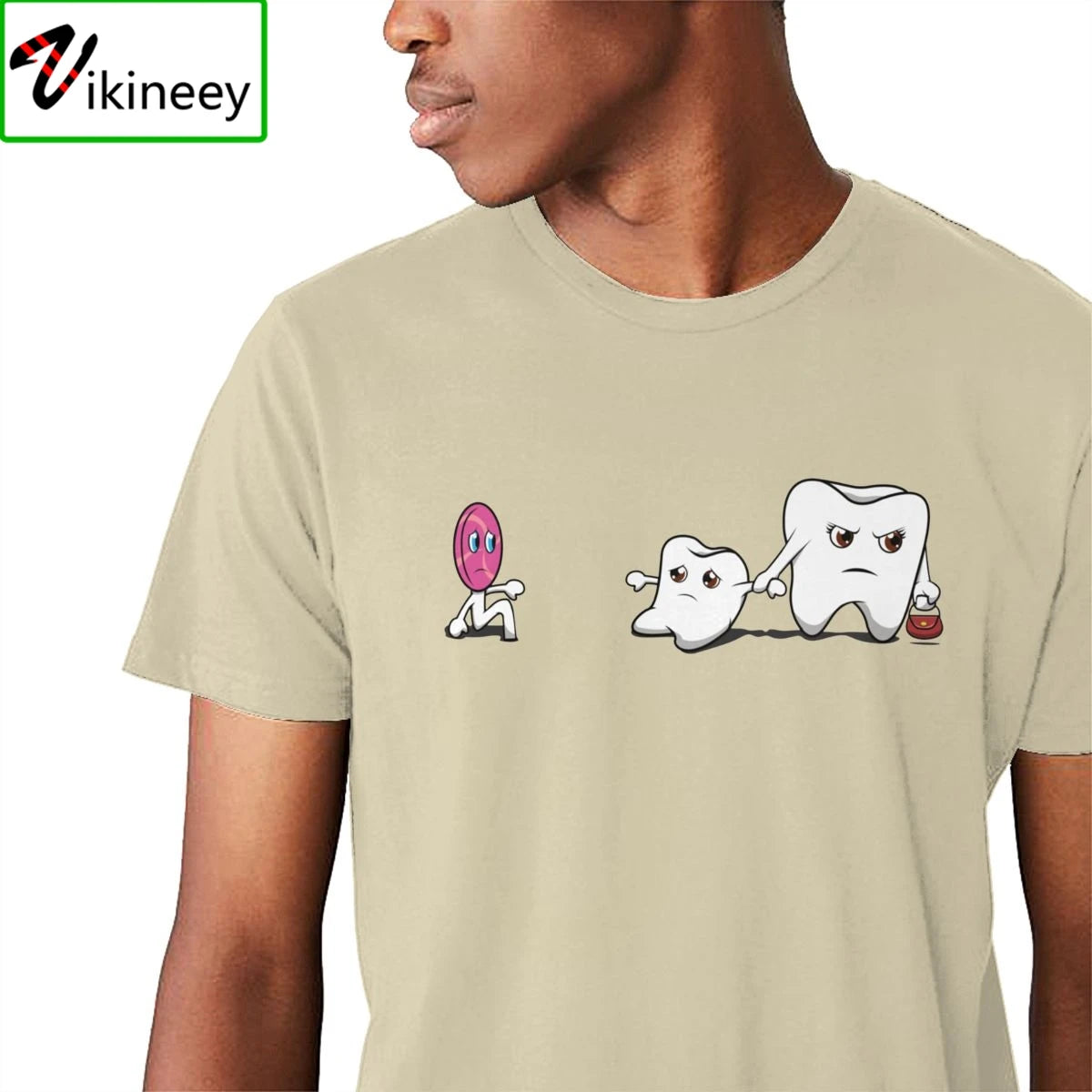 Leisure Man T Shirt Funny Dentist Dental Tooth Dentistry Meme Drawing Great Summer O-Neck Retro Tee Shirt Mens