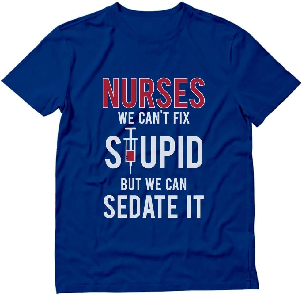 Funny Nurse Shirt for Women - ICU RN Gift Tee for Nursing Students, Hospital Staff or Nurses Week