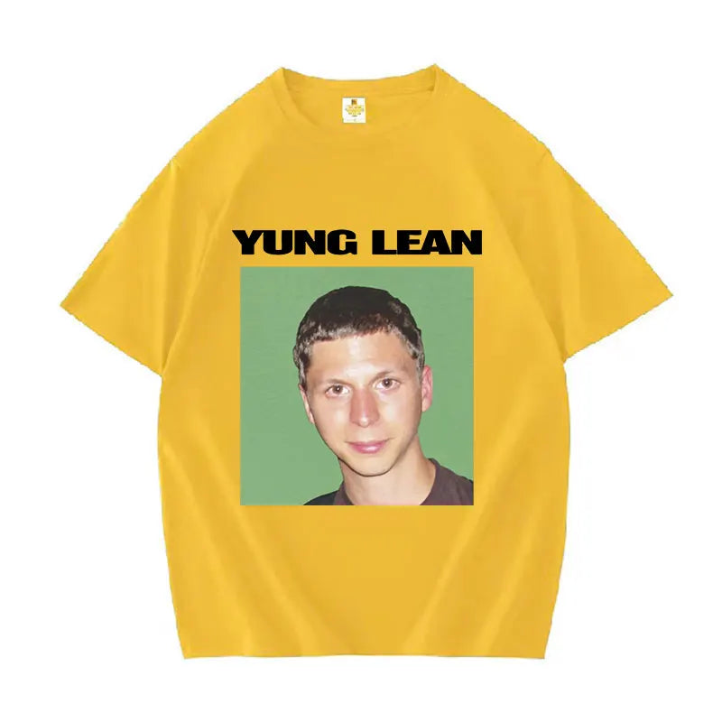 Funny Yung Lean Meme Graphic T Shirt Man Fashion Casual Short Sleeve T-Shirts Unisex High Quality 100% Cotton Oversized T-Shirt