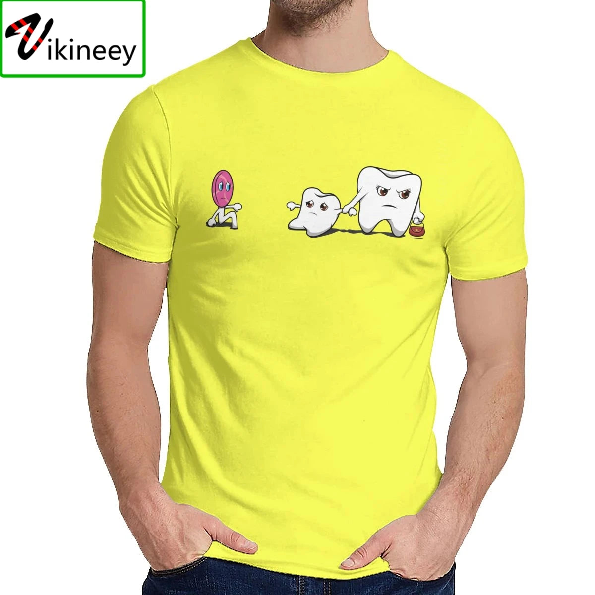 Leisure Man T Shirt Funny Dentist Dental Tooth Dentistry Meme Drawing Great Summer O-Neck Retro Tee Shirt Mens