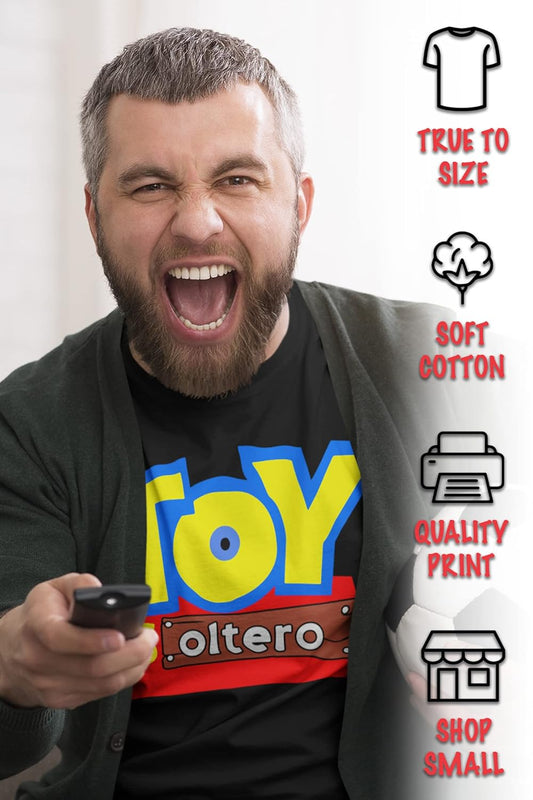 Toy Soltero Mens Hilarious Spanish Single Shirt Kids Movie Parody Tee