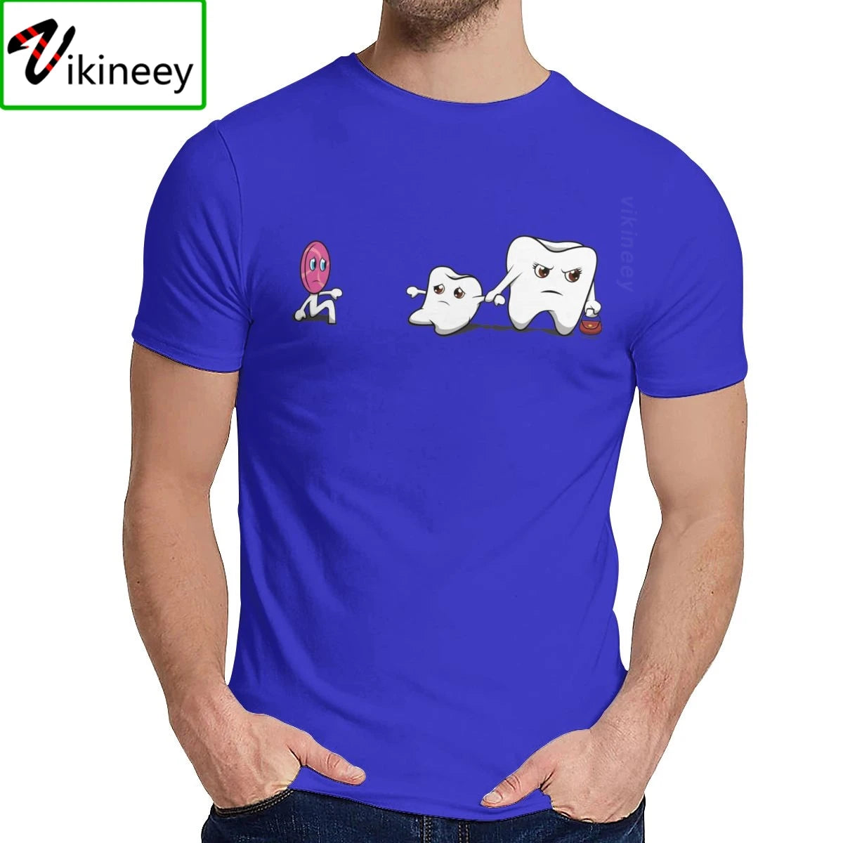 Leisure Man T Shirt Funny Dentist Dental Tooth Dentistry Meme Drawing Great Summer O-Neck Retro Tee Shirt Mens