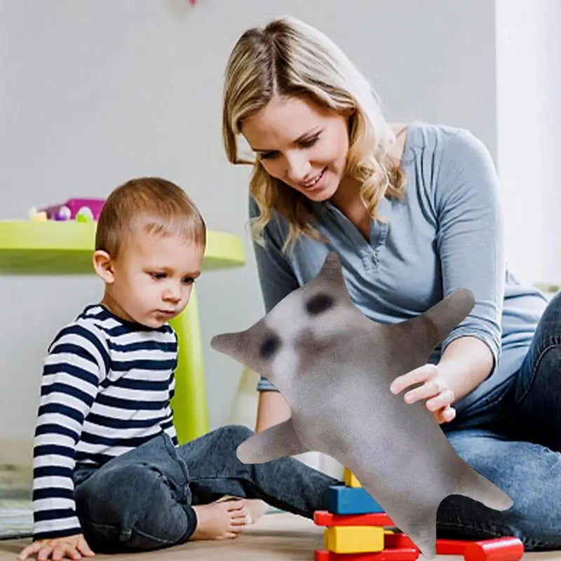 Happy Cat Plush Stuffed Animal Cat with Sound 11.8Inch Cute Cat Plush Interactive Cat Plush Stuffed Animal Happy Cat Kids Toys