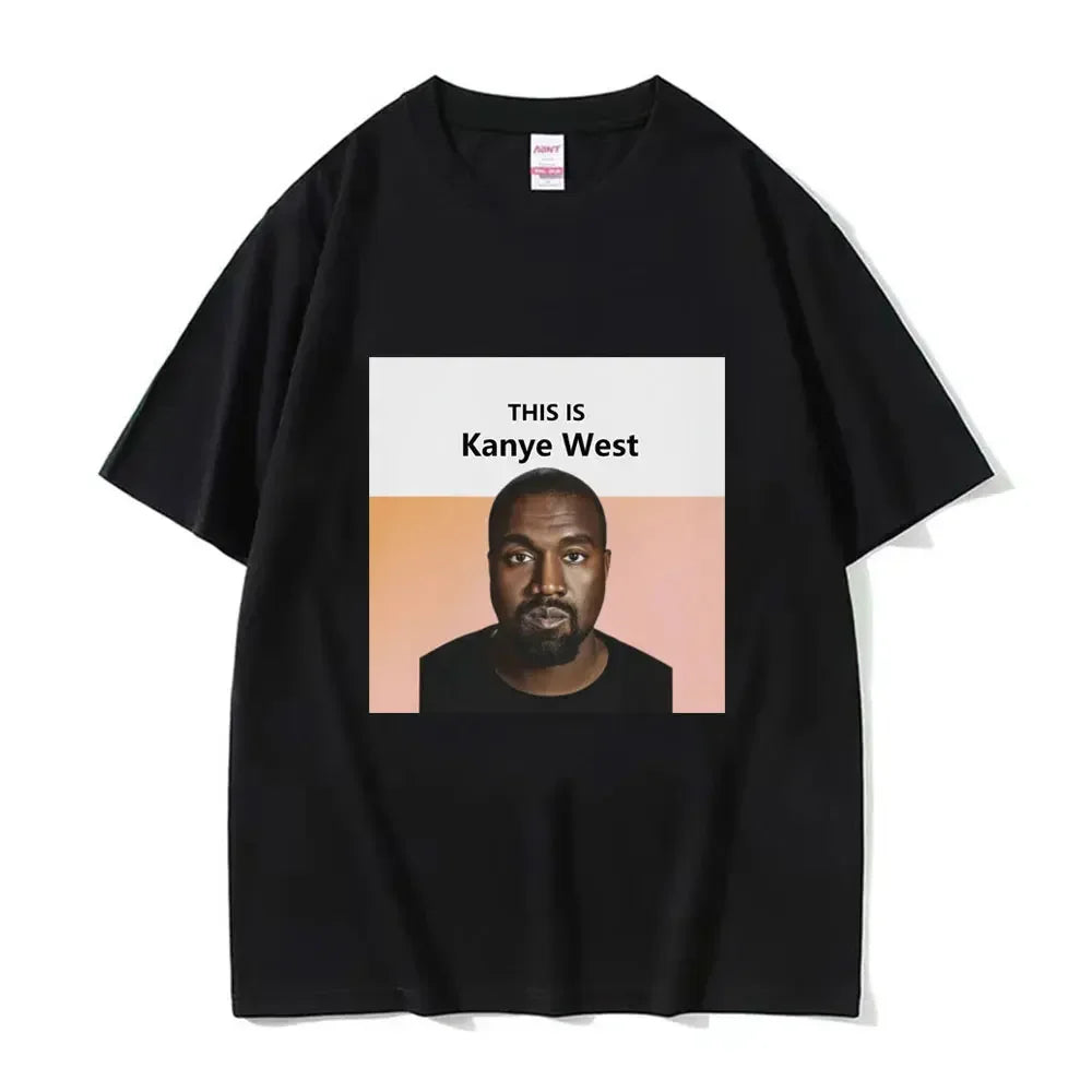 Funny Kanye West Meme T-Shirt Men'S Vintage Hip Hop Rap Style Tshirt Men Women Short Sleeve T Shirt Streetwear