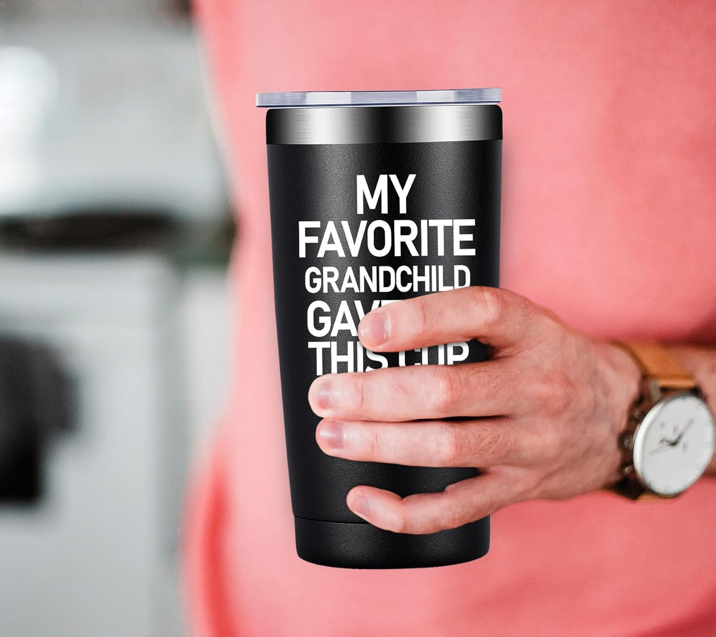 Gifts for Grandpa - Grandpa Gifts from Granddaughter, Grandson - Father'S Day Christmas Birthday Gift for Grandpas - Tumbler Cup