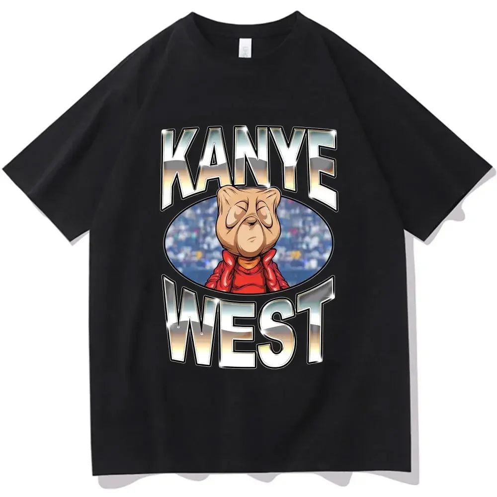 Funny Kanye West Meme T-Shirt Men'S Vintage Hip Hop Rap Style Tshirt Men Women Short Sleeve T Shirt Streetwear