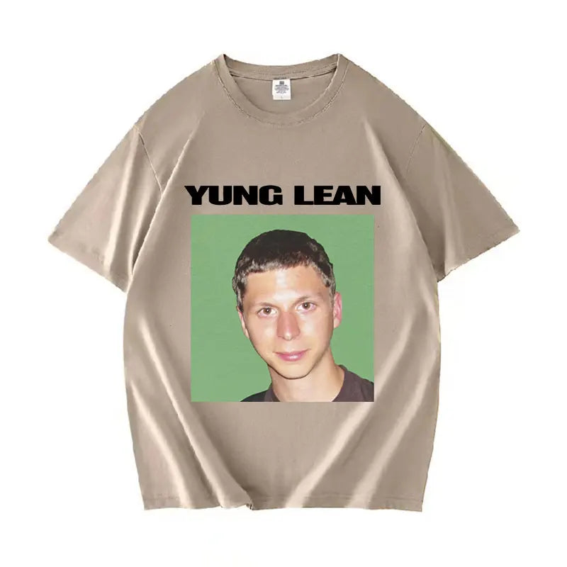 Funny Yung Lean Meme Graphic T Shirt Man Fashion Casual Short Sleeve T-Shirts Unisex High Quality 100% Cotton Oversized T-Shirt