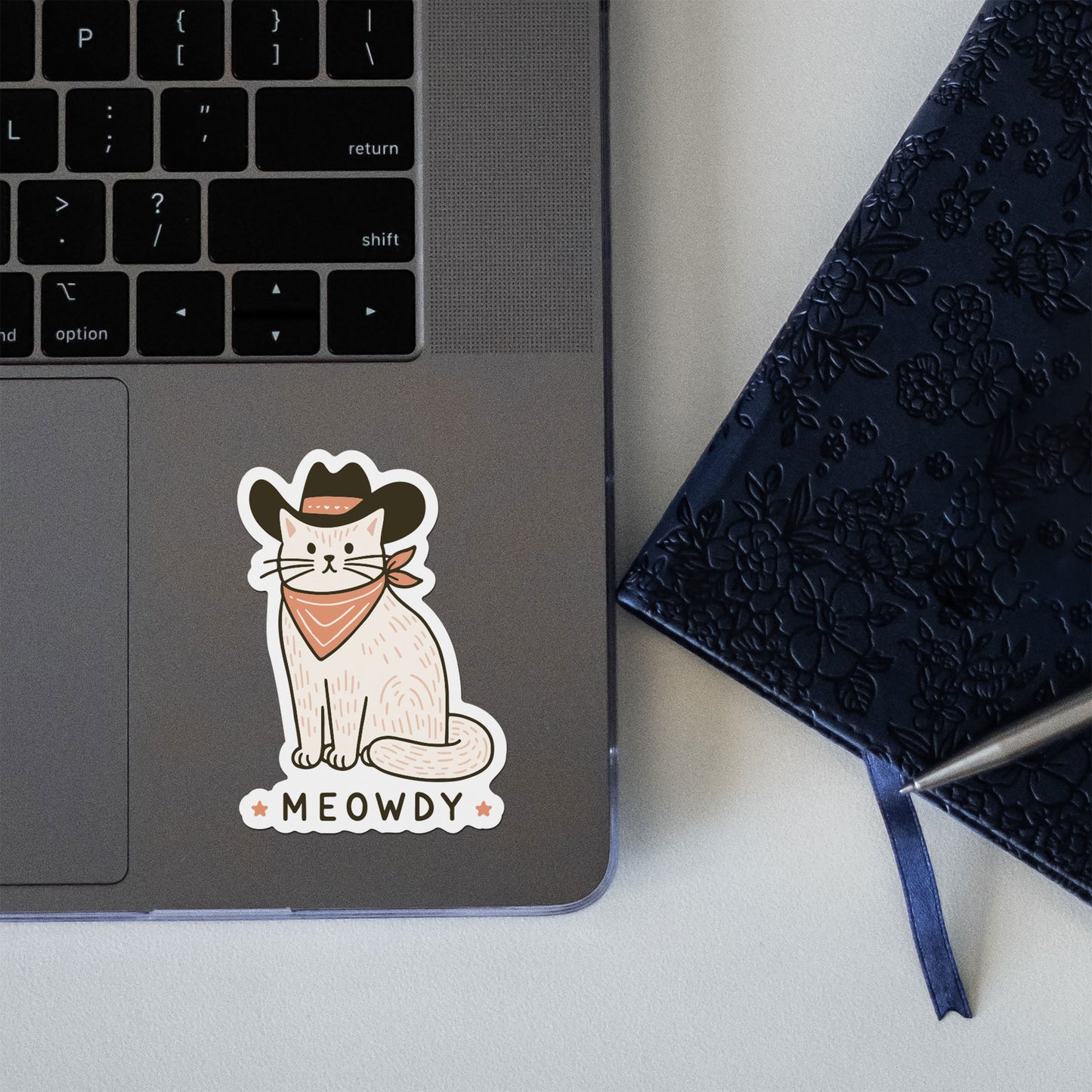 Meowdy Sticker | Laptop Sticker | Water Bottle Sticker | Journal Sticker | Vinyl Sticker | Funny Sticker | Meme Sticker