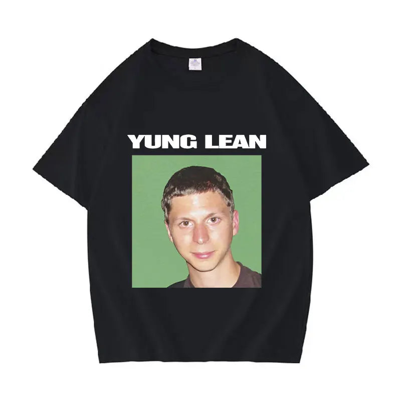Funny Yung Lean Meme Graphic T Shirt Man Fashion Casual Short Sleeve T-Shirts Unisex High Quality 100% Cotton Oversized T-Shirt