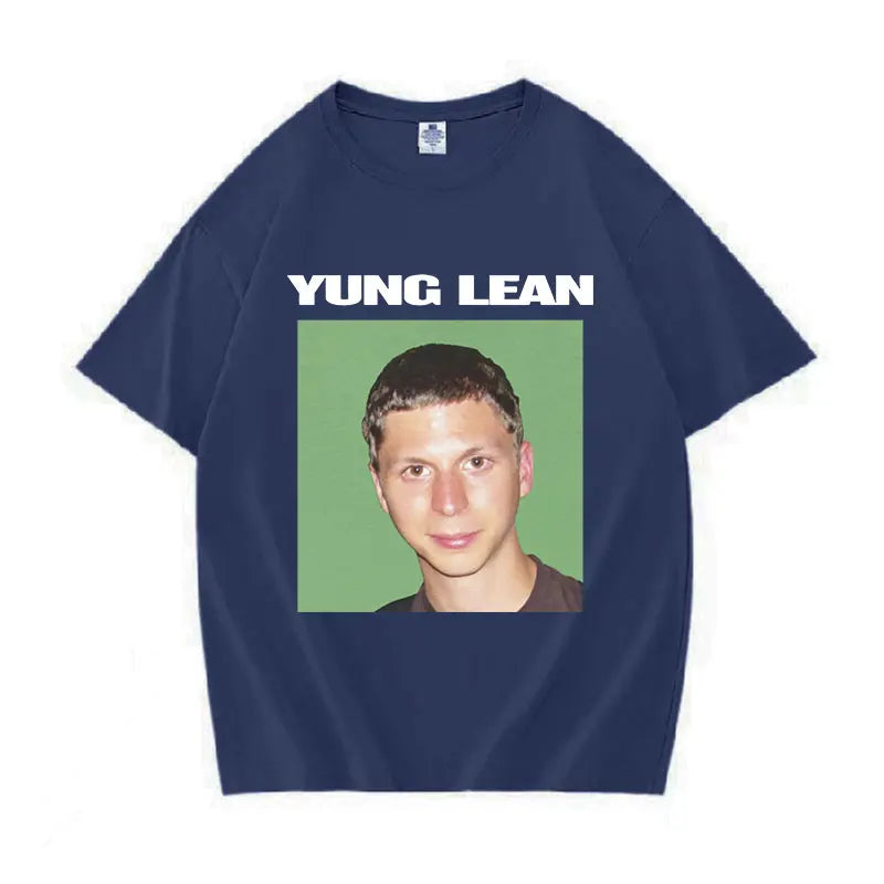 Funny Yung Lean Meme Graphic T Shirt Man Fashion Casual Short Sleeve T-Shirts Unisex High Quality 100% Cotton Oversized T-Shirt