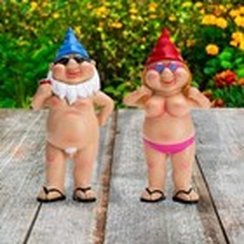 Gag Gifts Garden Gnomes Outdoor Funny Gifts Garden Gnomes Statues 4.7 Inch