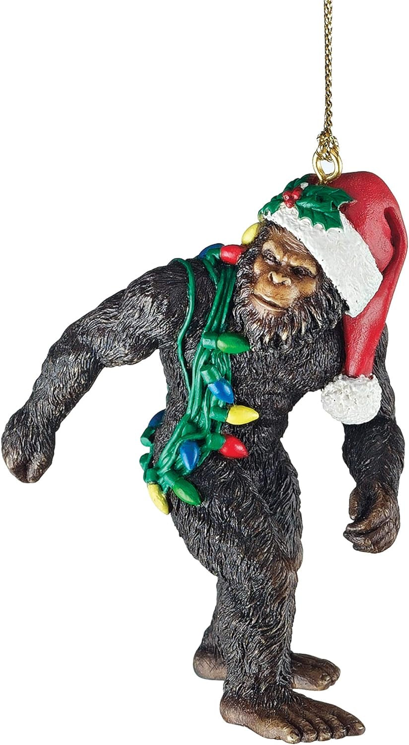 Bigfoot the Yei Indoor/Outdoor Garden Statue Cryptid Sculpture, Large, 28 Inch Tall, Cast Stone Resin, Brown Finish