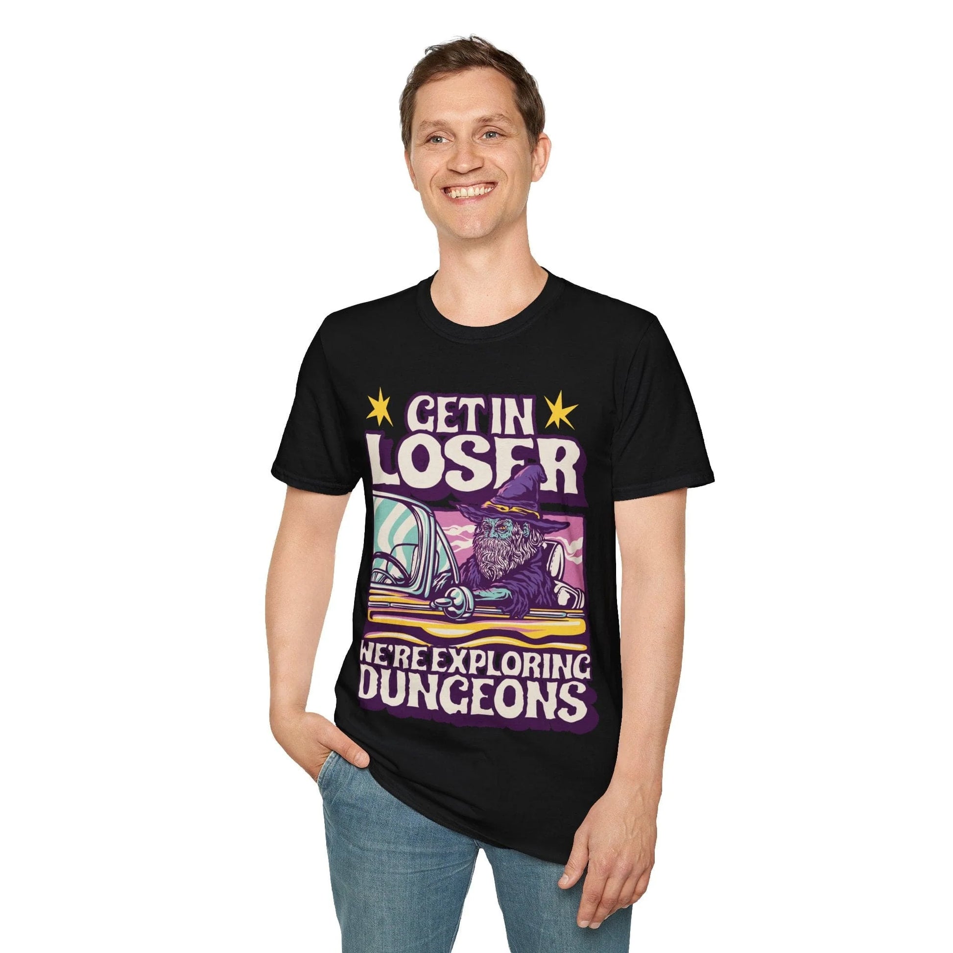 Funny Dnd Shirt - Get in Loser