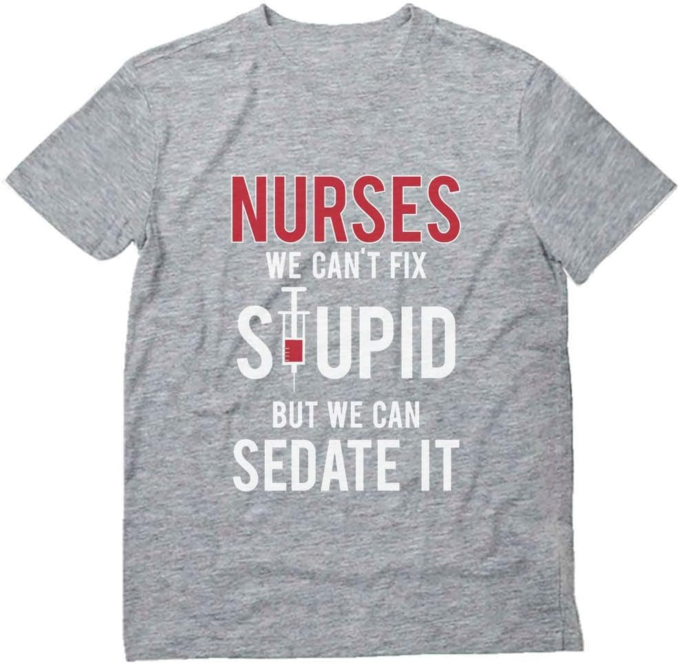 Funny Nurse Shirt for Women - ICU RN Gift Tee for Nursing Students, Hospital Staff or Nurses Week