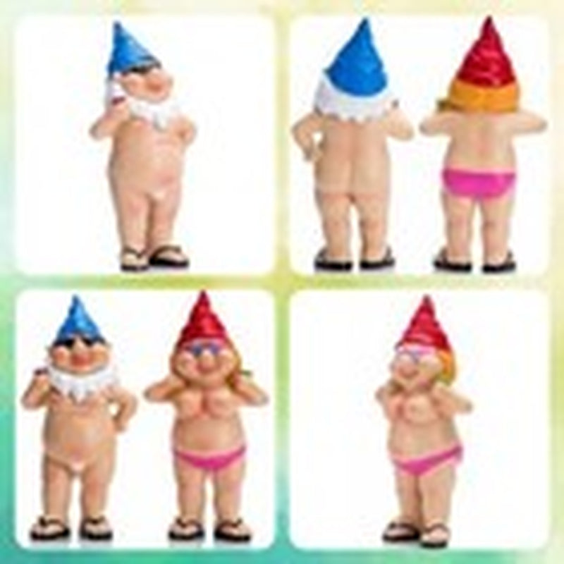 Gag Gifts Garden Gnomes Outdoor Funny Gifts Garden Gnomes Statues 4.7 Inch