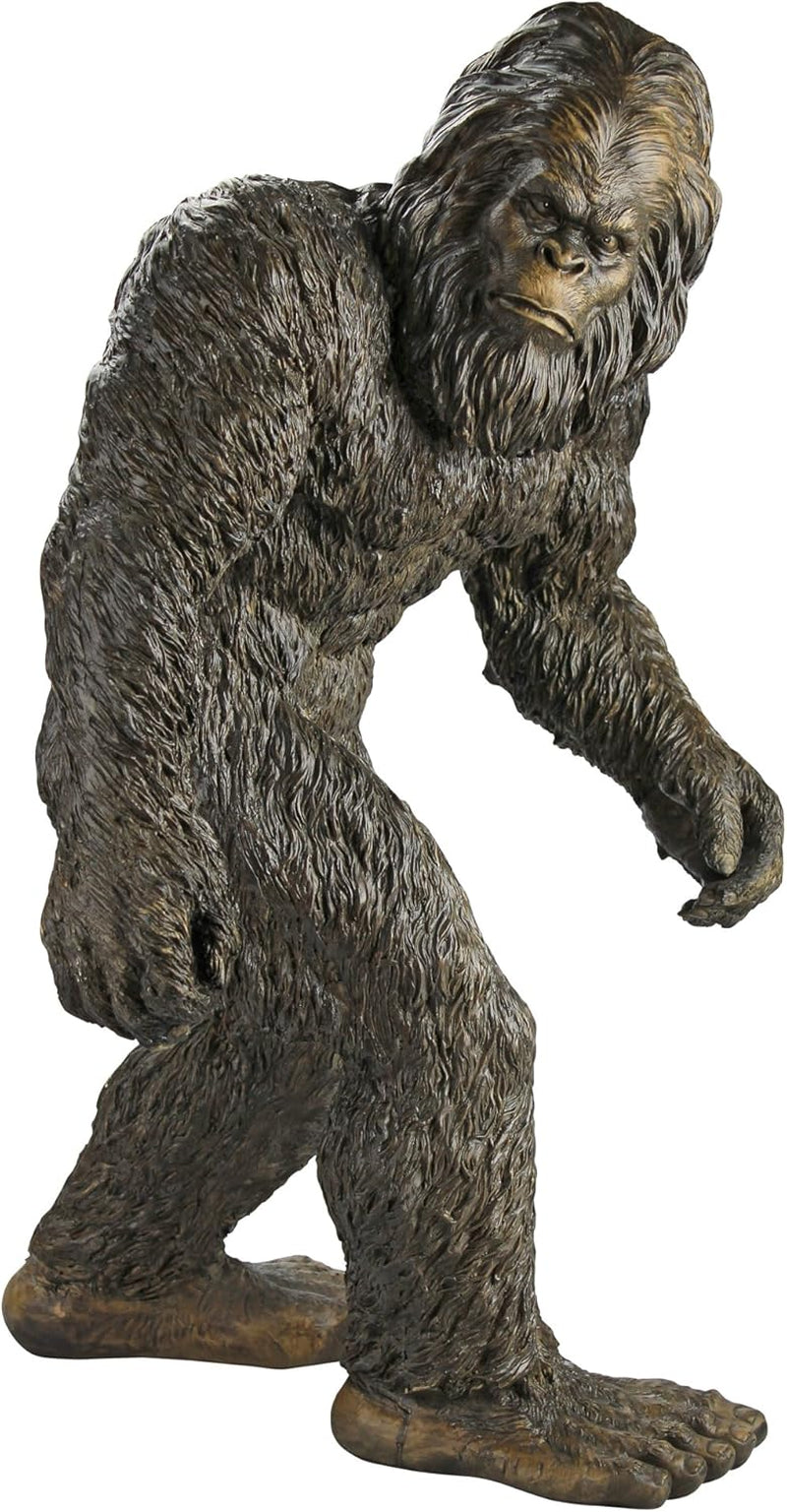 Bigfoot the Yei Indoor/Outdoor Garden Statue Cryptid Sculpture, Large, 28 Inch Tall, Cast Stone Resin, Brown Finish